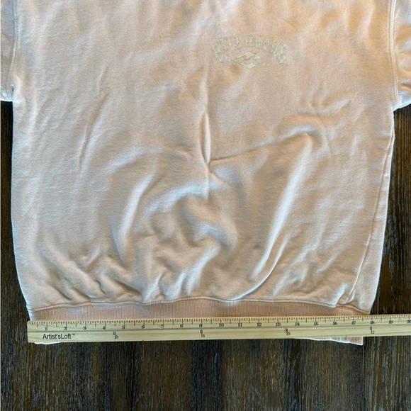 Billabong Light Pink and White Logo Crewneck Sweatshirt Size S - Picture 5 of 12
